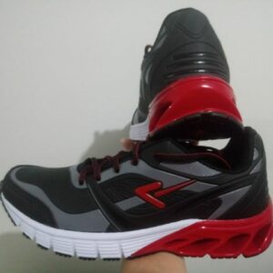 Tênis para caminhada Box 200 vermelho e preto