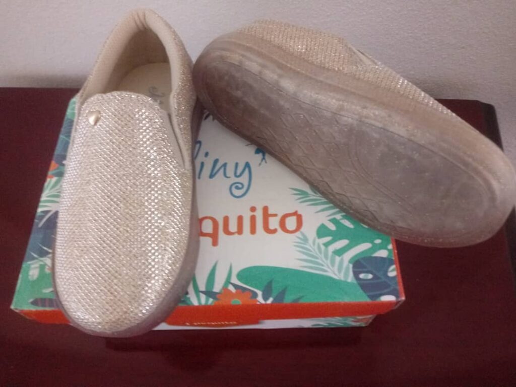Sapatênis Slip On Aliny Periquito Dourado