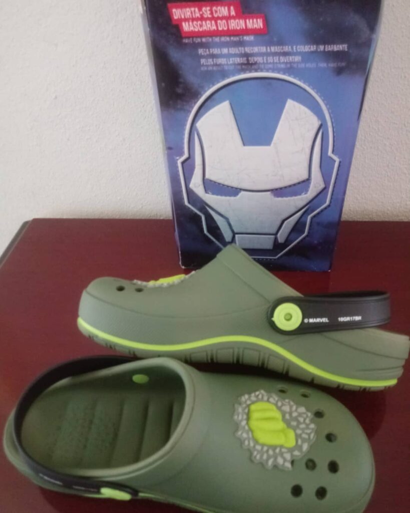 Babuche Grendene Kids Avengers Hulk