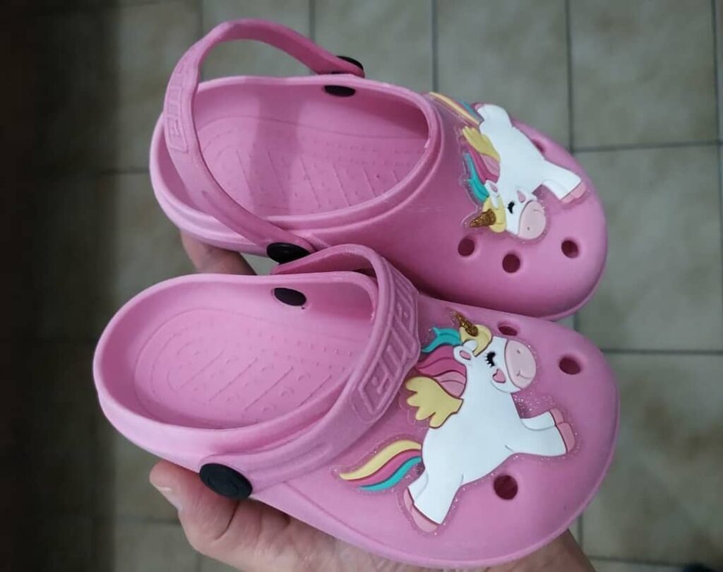 Babuche Luelua Infantil Unicórnio Rosa