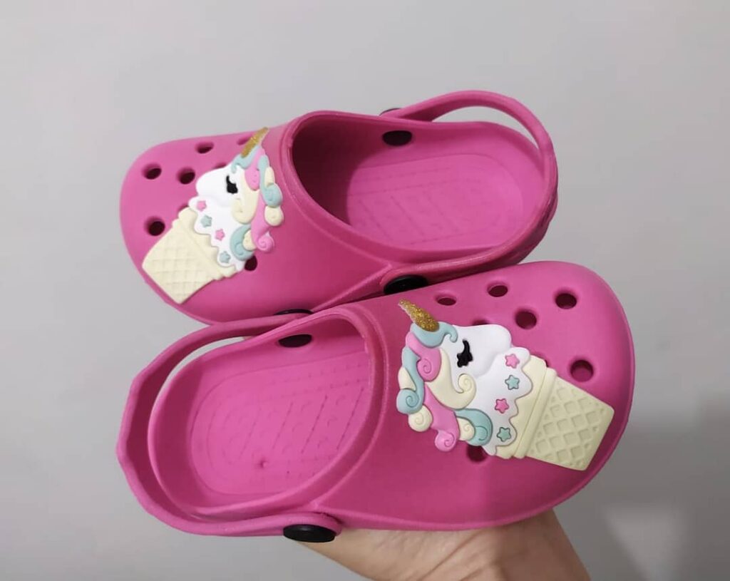 Babuche Luelua Infantil Unicórnio Rosa