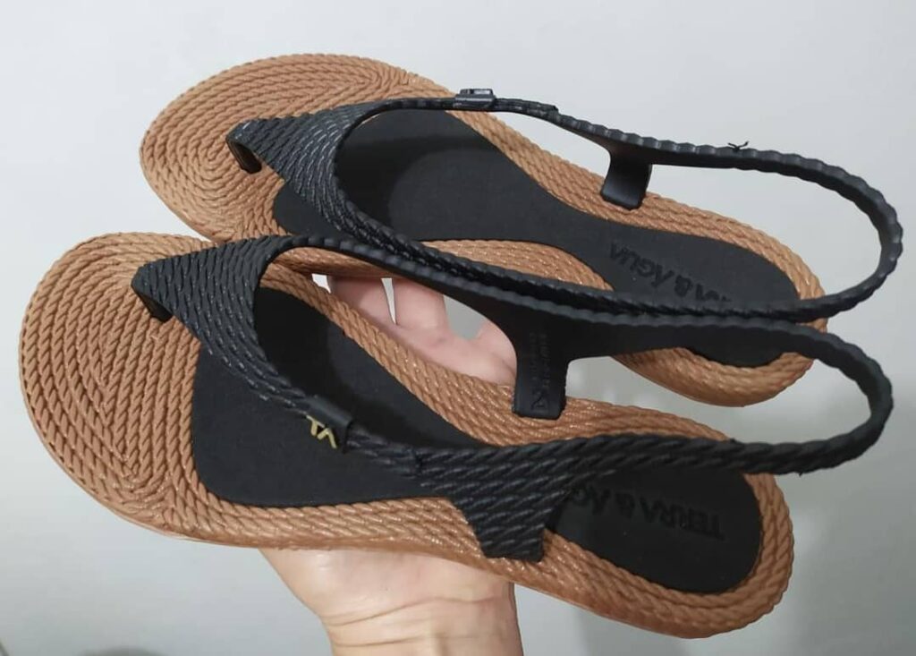 Sandália Rasteira Feminina Terra & Água Novo Havaí 260600