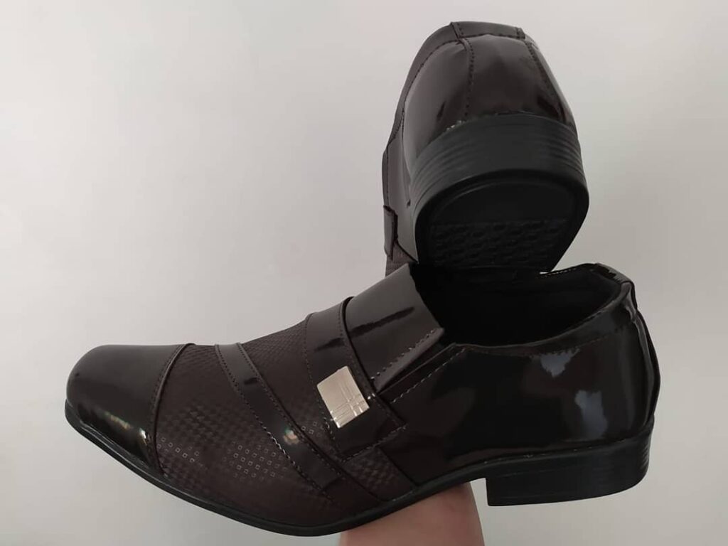 Sapato Social Masculino Loafer Fox Verniz - Marrom