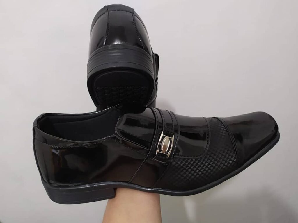 Sapato Social Masculino Loafer Fox Verniz - Preto