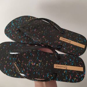 Chinelo Feminino Ipanema Splash - Preto - Grendene Preto