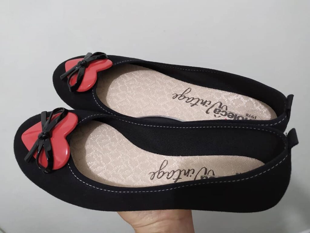 Sapatilha Moleca Vintage Coração