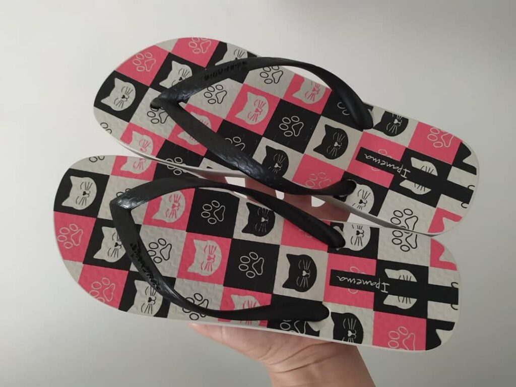 Chinelo Ipanema Only - Gatos Rosa/Preto