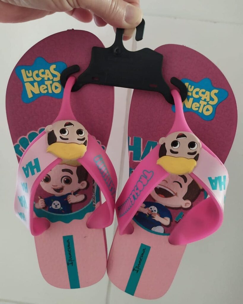 Chinelo Infantil Feminino Ipanema Luccas Neto