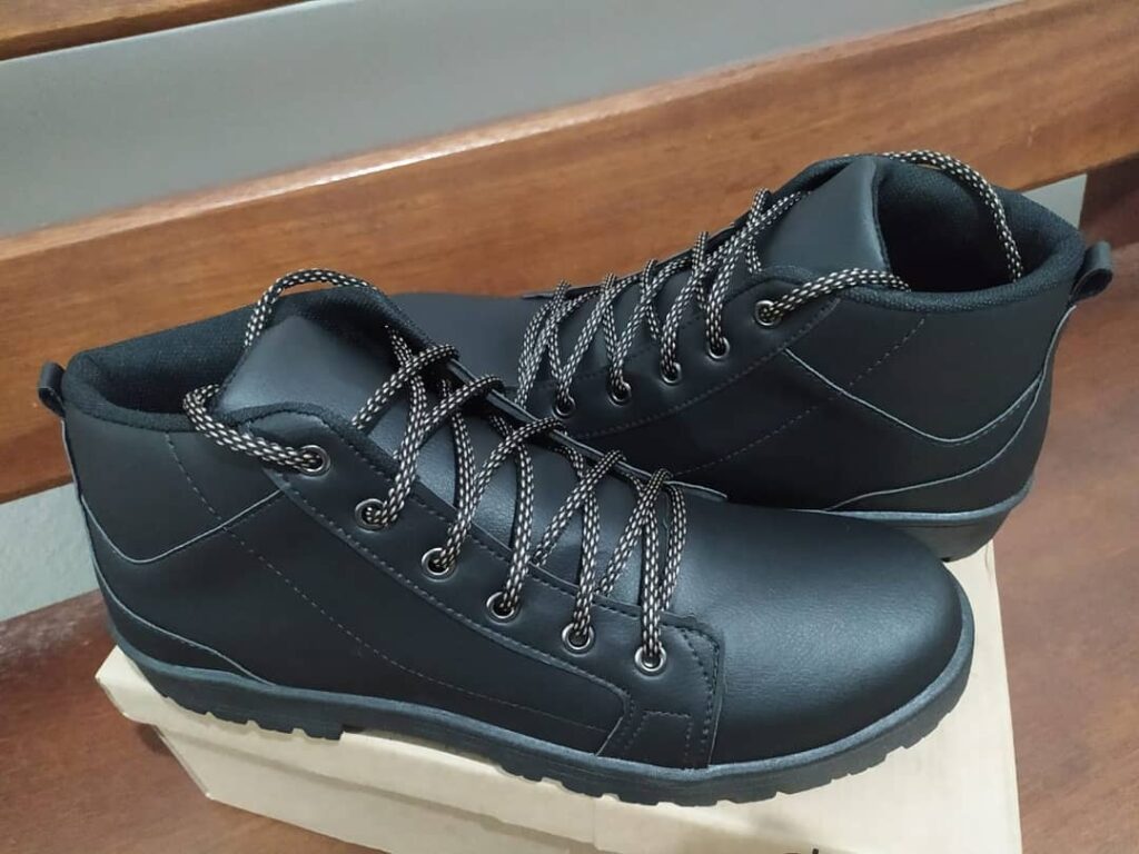 Bota Ride Skateboard Pespontos Preta