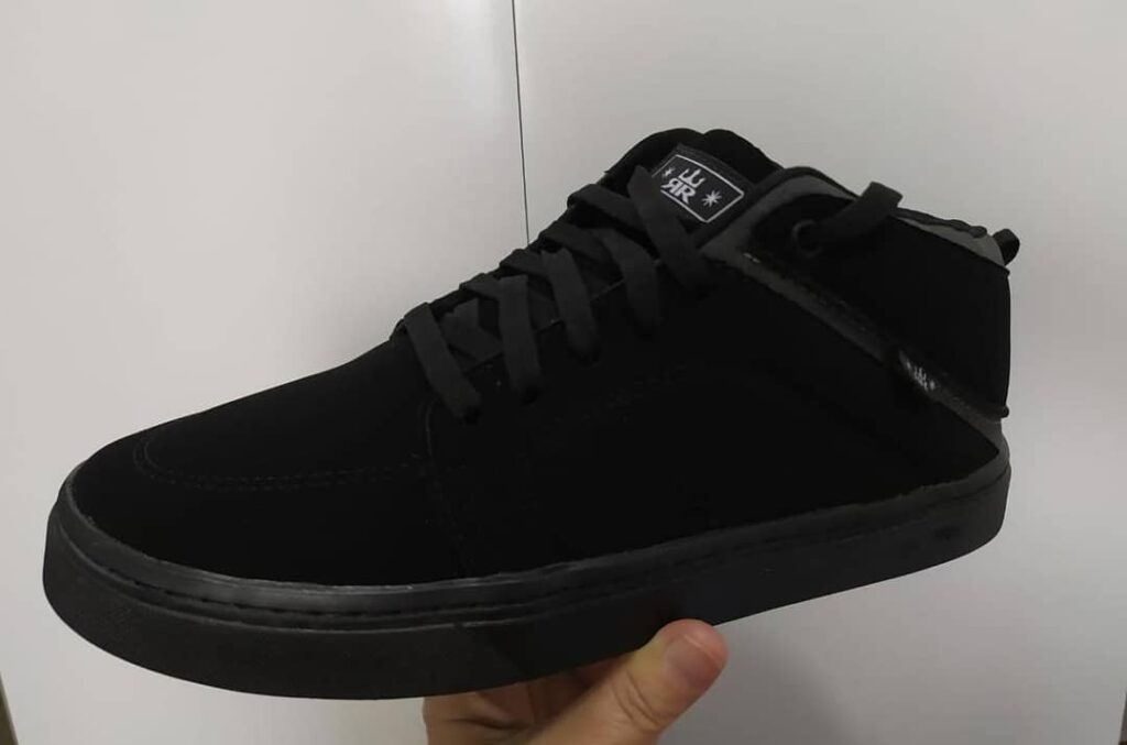 Tênis Casual Masculino Solado Reto Preto