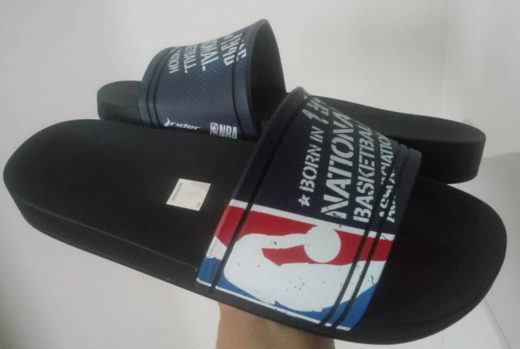 Chinelo Slide NBA Rider Full 86 Ad Masculino - Preto+Azul