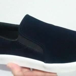 Tênis Slip Bebecê Suede azul marinho