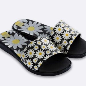 Chinelo Slide Margaridas Zaxy