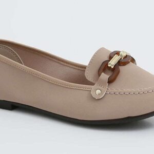 Mocassim Feminino Bico Redondo Moleca