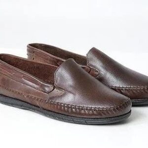 Sapato Mocassim Masculino Couro Granado Marrom