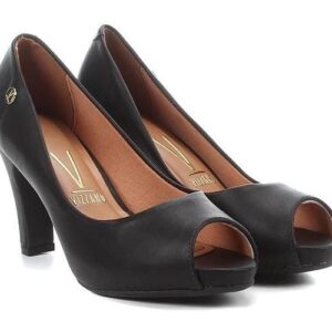 Peep Toe Meia Pata Embutido - Vizzano