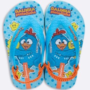 Chinelo Infantil Ipanema Estampa Galinha Pintadinha