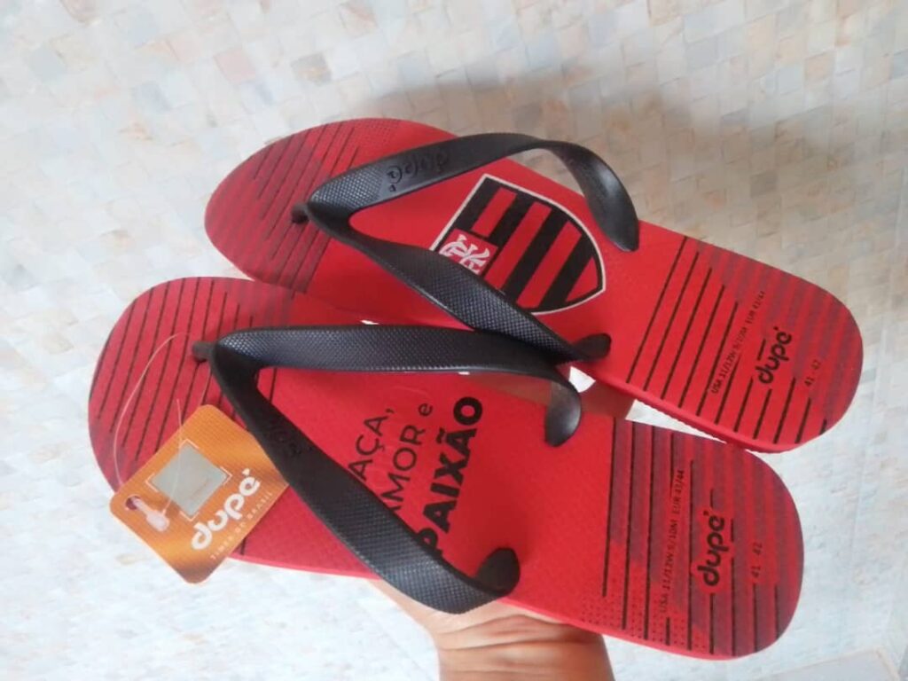 Chinelo Times Dupé Flamengo Oficial Unissex