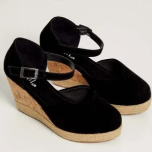 Sandália Feminina Anabela Espadrille Gaila