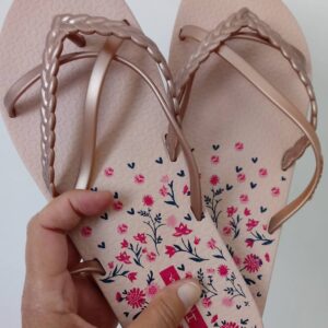 Chinelo Ipanema Match Print Rosa Rose