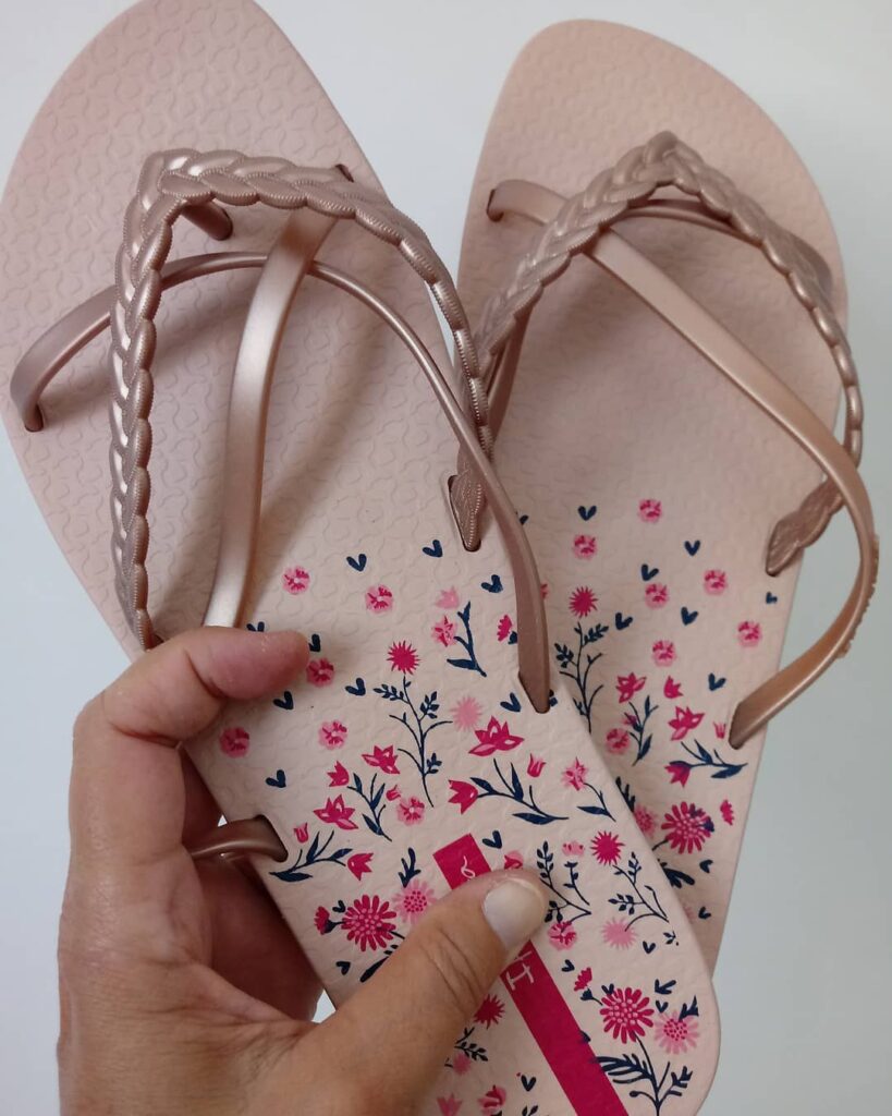 Chinelo Ipanema Match Print Rosa Rose