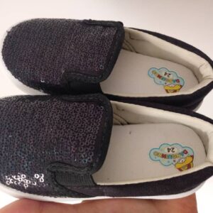 Tênis Slip On Danguinho Lantejolas Preto