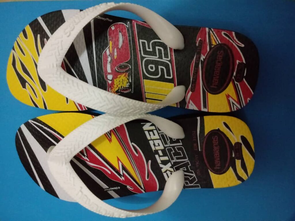 Chinelo Infantil Estampa Relâmpago McQueen Havaianas 0133