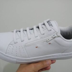 Tênis Casual com Zíper Lateral - Stir ST19 Branco