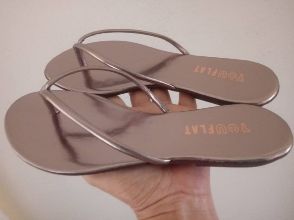 Rasteira Feminina Metalizada You Flat