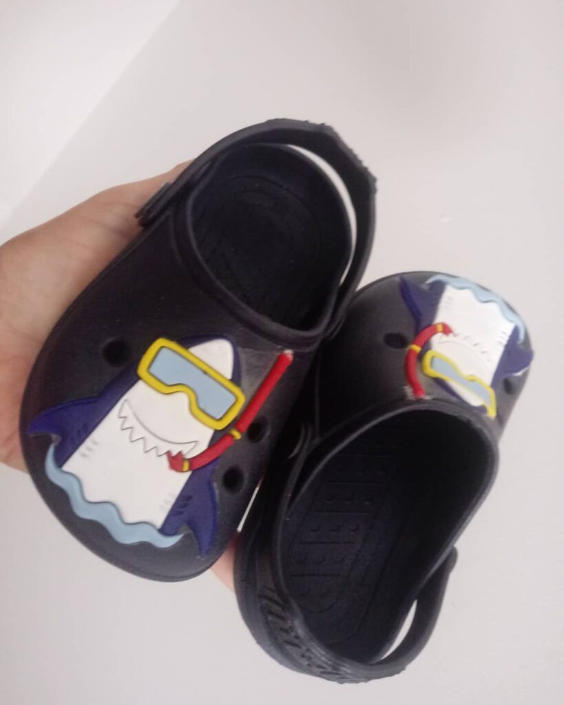 Papete Infantil Babuche Tubarão - Luelua