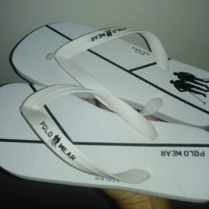 Chinelo Polo Wear Logo Branco