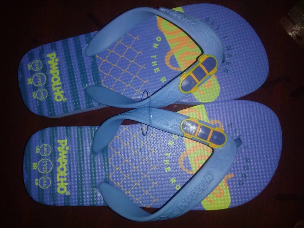 Chinelo Pimpolho Skate Azul